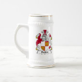 Dutton Familienwappen Bierglas (Links)