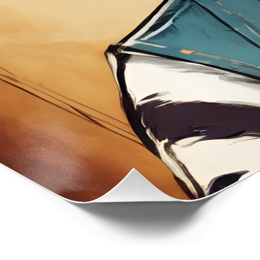 Dutton The Tiger Poster (Ecke)