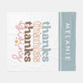 Dutzend Brownies Fleecedecke (Vorderseite (Horizontal))