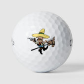 Dutzend Callaway Warbird Golfbälle "Bandit" Design (Vorderseite)