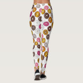Dutzend Donuts Doughnut Frühstück Junk Food Feinsc Leggings (Rückseite)