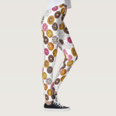 Dutzend Donuts Doughnut Frühstück Junk Food Feinsc Leggings (Rechts)