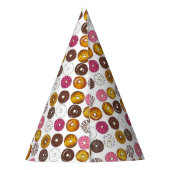 Dutzend Donuts Doughnut Frühstück Junk Food Feinsc Partyhütchen (Rückseite)