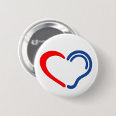 Dutzend. Dornröte, Doofheid, eingeschränktes Hörve Button (Vorne & Hinten)