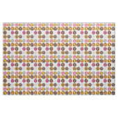 Dutzend Doughnut Donuts Frühstück Junk Food Pastry Stoff (Fat Quarter (45,7 x 55,9 cm))