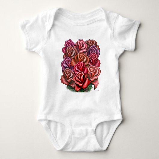 Dutzend Rose Baby Strampler (Vorderseite)