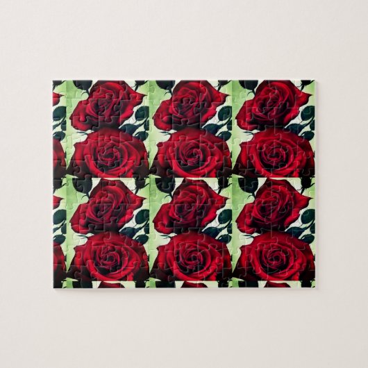 Dutzend Rose Puzzle (Horizontal)