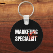 DUTZENSPEZIALIST MARKETING DARK SCHLÜSSELANHÄNGER (Vorderseite)