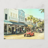 Duval Street Key West Florida Postkarte (Vorderseite)