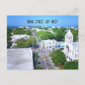 Duval Street, Key West Florida Postkarte (Vorderseite)