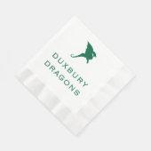 Duxbury DRAGONS - Duxbury Massachusetts Serviette (Ecke)