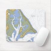 Duxbury MA Seehafen-Diagramm Mousepad (Mit Mouse)