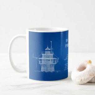 Duxbury Pier Light Lighthouse - Massachusetts - AD Kaffeetasse