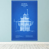 Duxbury Pier Light Lighthouse - Massachusetts - AD Leinwanddruck (Insitu (Holzboden))