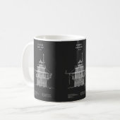 Duxbury Pier Light Lighthouse - Massachusetts - PD Kaffeetasse (Vorderseite Links)