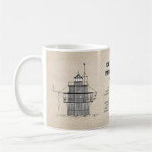 Duxbury Pier Light Lighthouse - Massachusetts - SB Kaffeetasse (Links)