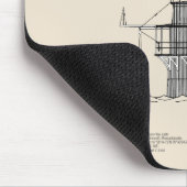 Duxbury Pier Light Lighthouse - Massachusetts - SB Mousepad (Ecke)