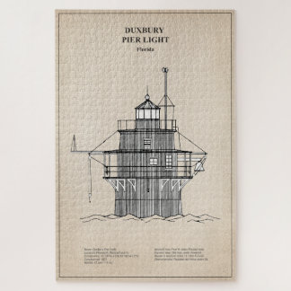 Duxbury Pier Light Lighthouse - Massachusetts - SB Puzzle