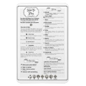 DV 5. Edition Player-Cheatsheet Magnet (Vertikal)