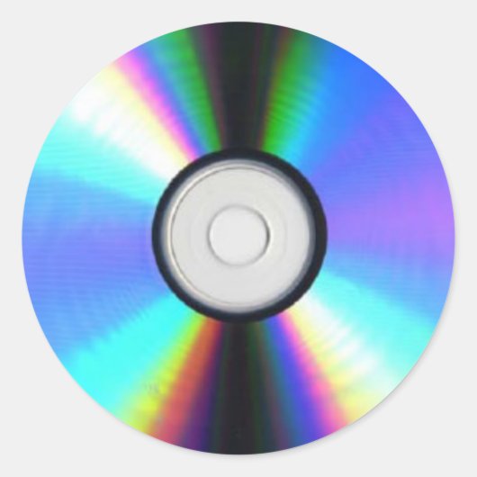 DVD-Aufkleber Runder Aufkleber (Vorderseite)