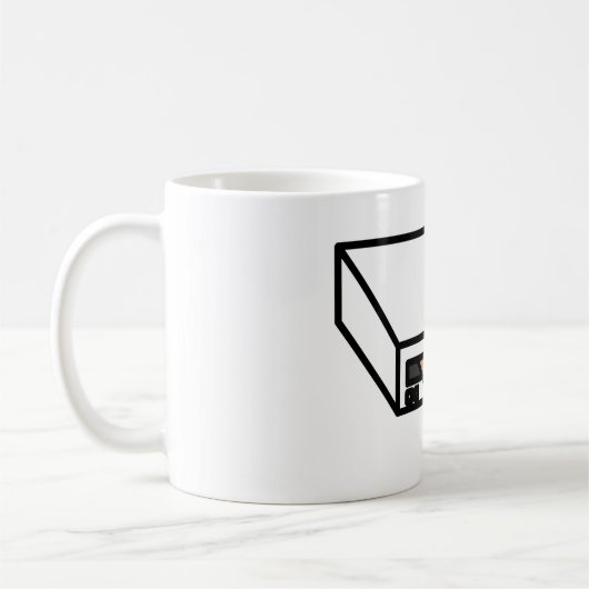 DVD-Laufwerk Kaffeetasse (Links)