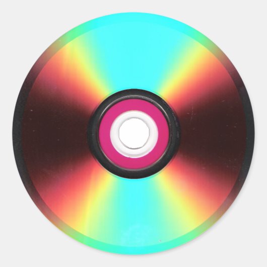 DVD-Sticker Runder Aufkleber (Vorderseite)
