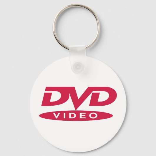 DVD Video Red Logo - Keys Schlüsselanhänger (Vorderseite)