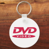 DVD Video Red Logo - Keys Schlüsselanhänger (Rückseite)