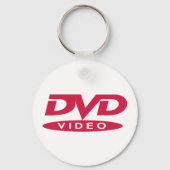 DVD Video Red Logo - Keys Schlüsselanhänger (Rückseite)