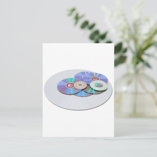 DVDs Postkarte (Stehend Vorderseite)