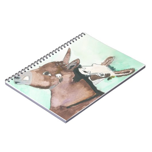 D'Vine Donkey-Notebook Notizblock (Linke Seite)