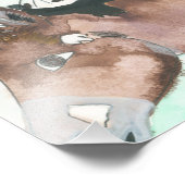 D'Vine Donkey Print Fotodruck (Ecke)