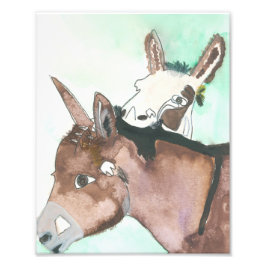 D'Vine Donkey Print Fotodruck