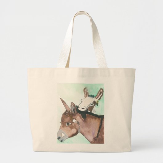 D'Vine Donkeys Tote Tasche (Vorne)