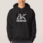 DVK LOGO 3 BLACK HOODIE (Vorderseite)