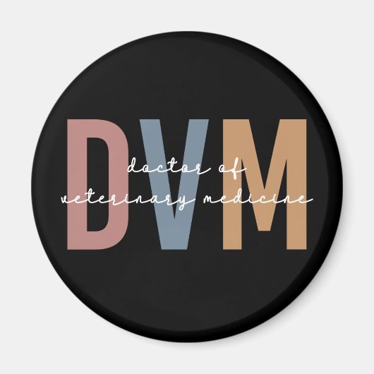 DVM Arzt für Tiermedizin Magnet (Vorne)