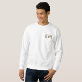 DVM Doktor der Veterinärmedizin Leopard Print Sweatshirt (Vorne ganz)