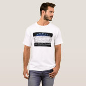 Dvorak vereinfachte Tastatur T-Shirt (Vorne ganz)