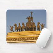 Dvortsovaya-Platz, Triumphbogen, Sonnenuntergang Mousepad (Mit Mouse)