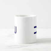 DW DEK-WORX Firmenlogo Blau Kaffeetasse (Mittel)