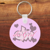 DW Girl Schlüsselanhänger (Vorderseite)