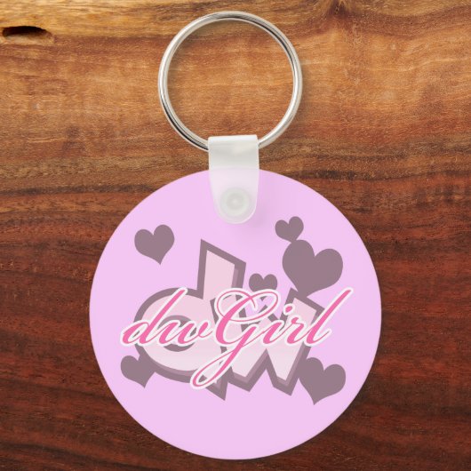 DW Girl Schlüsselanhänger (Vorderseite)