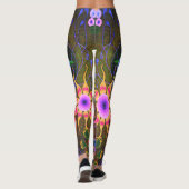 Dwainizms "Fantasie - olivgrüne" kundenspezifische Leggings (Rückseite)