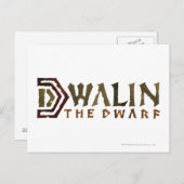 Dwalin Name Postkarte (Vorne/Hinten)