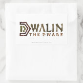 Dwalin Name Rechteckiger Aufkleber (Tasche)