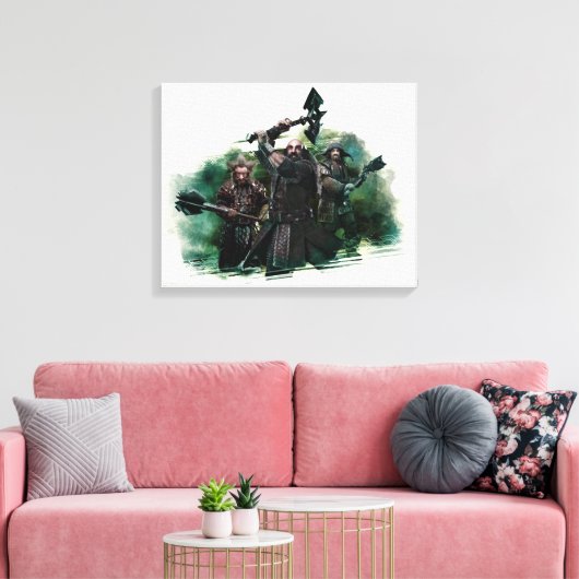 Dwalin, Nori, & Bofur Graphic Leinwanddruck (Insitu (Wohnzimmer))