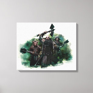 Dwalin, Nori, & Bofur Graphic Leinwanddruck
