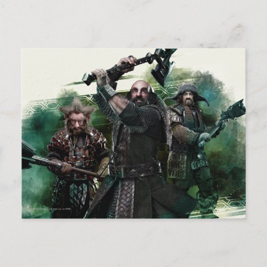 Dwalin, Nori, & Bofur Graphic Postkarte (Vorderseite)