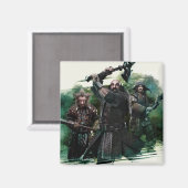 Dwalin, Nori und Bofur Graphic Magnet (Vorderseite/Rückseite)
