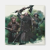 Dwalin, Nori und Bofur Graphic Magnet (Vorne)